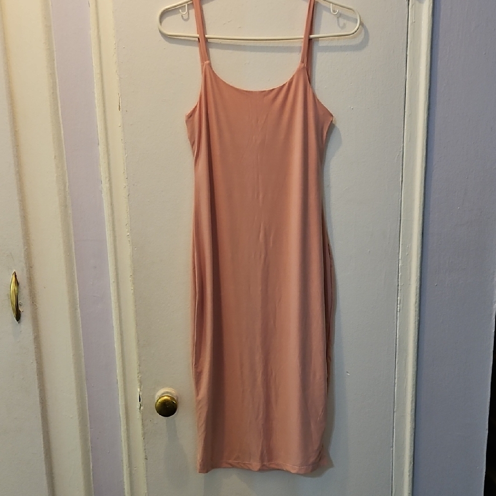 Love Nation Blush Midi Slip Dress